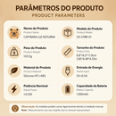 Luminária Capivara LED Luz Noturna Decorativa Recarregável para Quarto Infantil e Adulto