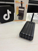 Power Bank Peining 20000mAh 4 em 1 Com Cabos Embutidos Display Digital Carregador Portátil Universal