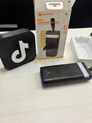 Power Bank Peining 20000mAh 4 em 1 Com Cabos Embutidos Display Digital Carregador Portátil Universal