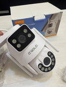 Câmera IP Wi-Fi AI GOLD PLUS – Segurança Inteligente 360° com Acesso pelo Celular 🔒📱