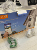 Câmera IP Wi-Fi AI GOLD PLUS – Segurança Inteligente 360° com Acesso pelo Celular 🔒📱