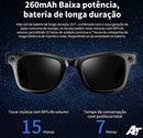 Óculos Inteligentes com Câmera de 8MP, Gravação de Vídeo, Tradução em Mais de 100 Idiomas, Óculos de Sol com Chamada Bluetooth e Reprodução de Música para Homens e Mulheres 2026