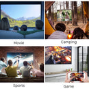 Mini Projetor Portátil YG300 LED Full HD 1080P HDMI USB AV para Filmes, Games e Apresentações