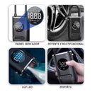Compressor De Ar Elétrico Portátil Digital Ncher Pneu Carro Moto Bike Bicicleta Bola Piscina Inflável